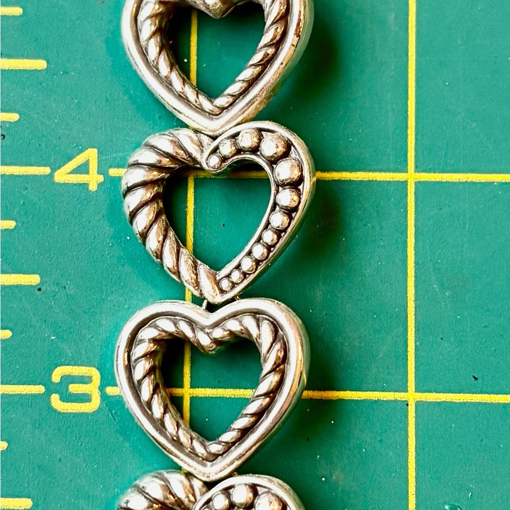 30. Brighton Silver Heart Link Bracelet - Picture 2 of 5